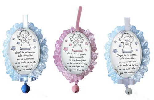 Personalized Light Pink Cradle Medal