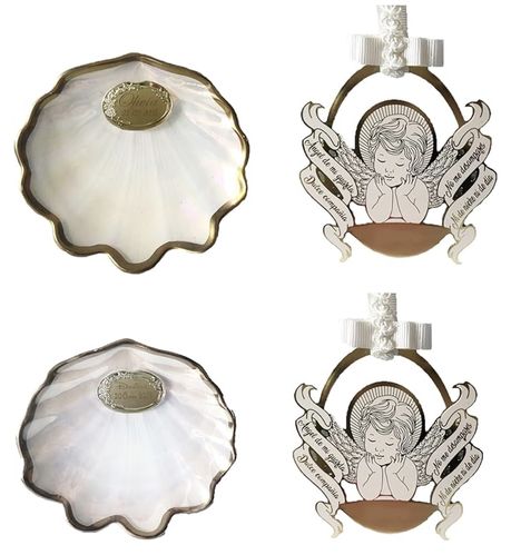 Shell and Medallion Guardian Angel